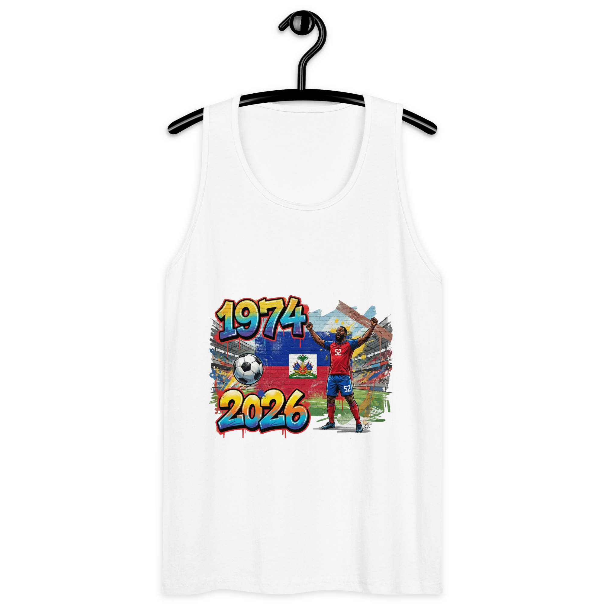 Haiti World Cup Unisex Premium Tank Top