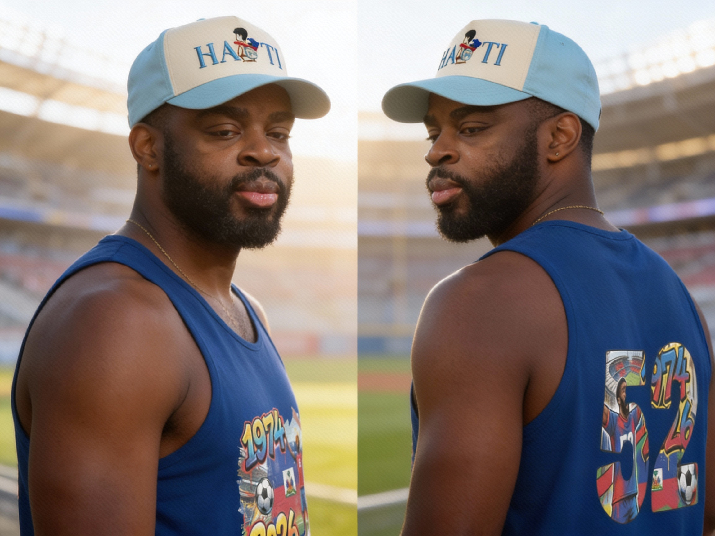 Haiti World Cup Unisex Premium Tank Top