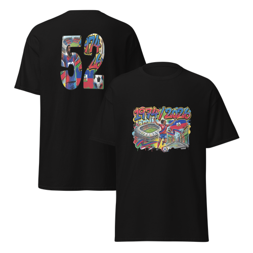 Haiti World Cup Unisex Front and Back T-Shirt 100% Cotton