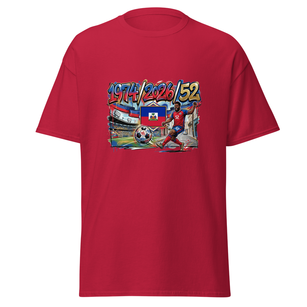 Haiti World Cup Unisex T-Shirt 100% Cotton