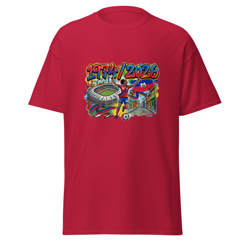Haiti World Cup Unisex T-Shirt 100% Cotton