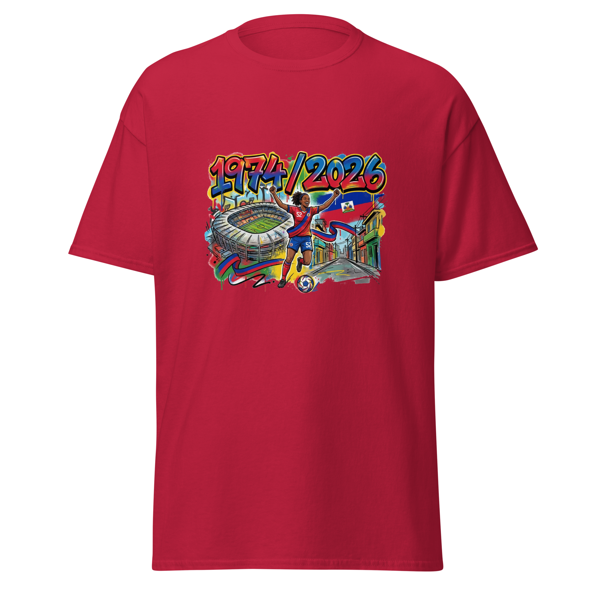 Haiti World Cup Unisex T-Shirt 100% Cotton