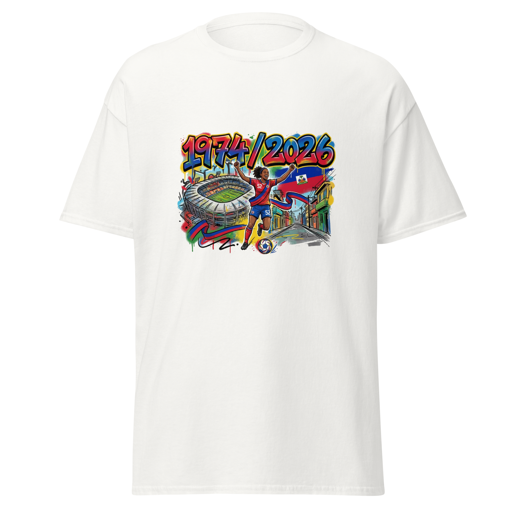 Haiti World Cup Unisex T-Shirt 100% Cotton